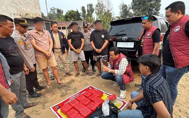 Polres Lamandau Amankan 16,3 Kg Sabu, Tiga Orang Ditangkap