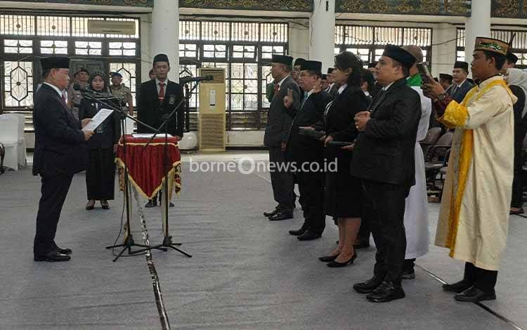 Bupati Kotim Geser 16 Jabatan Pimpinan Tinggi Pratama, Berikut Daftarnya