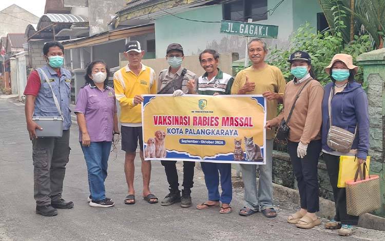 Vaksinasi Gratis Jadi Upaya Cegah Rabies di Palangka Raya