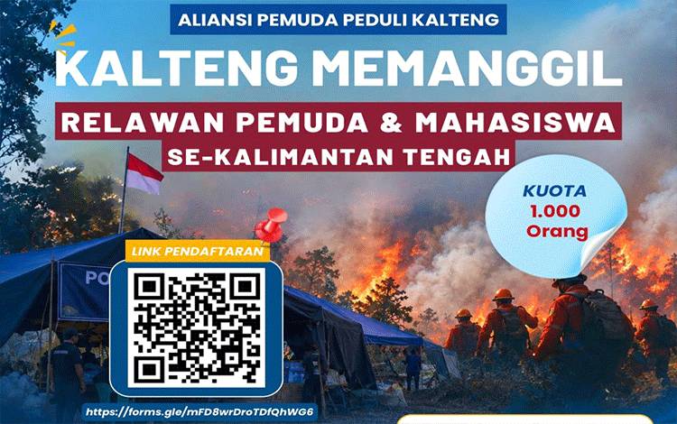 Aliansi Pemuda Buka Pendaftaran 1.000 Relawan Pemuda Peduli Asap