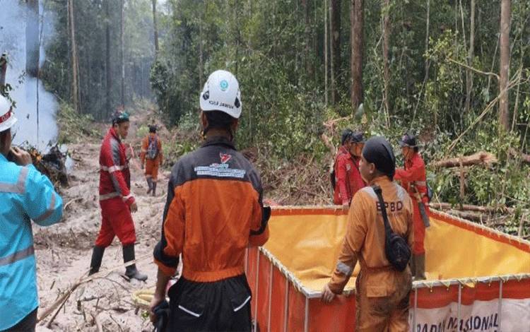 BPBD Barito Utara Padamkan Karhutla di Kawasan Observasi Kalaweit