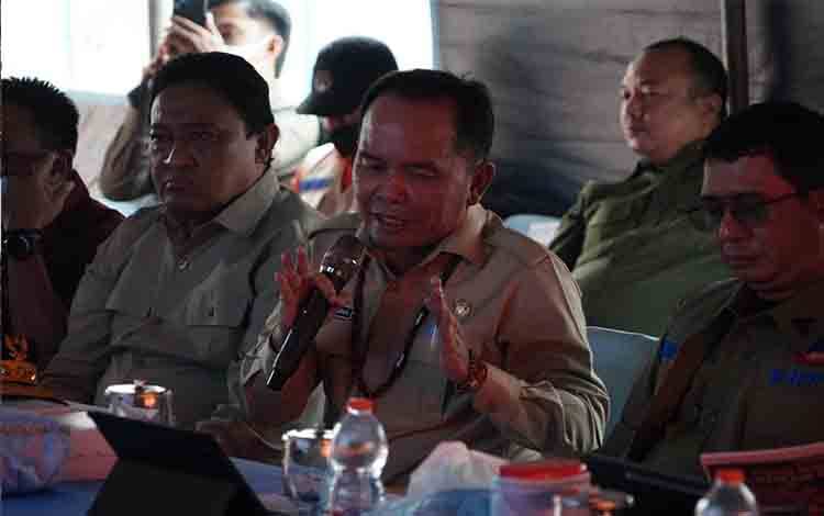 Gubernur Agustiar Evaluasi Penanganan Karhutla, Kotim Catat Hotspot dan Luasan Terbakar Tinggi