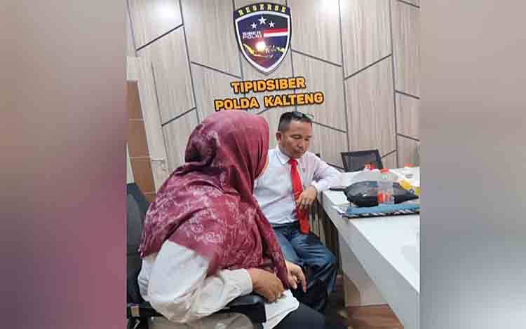 Lurah Panarung Lapor Akun TikTok ke Polda Kalteng
