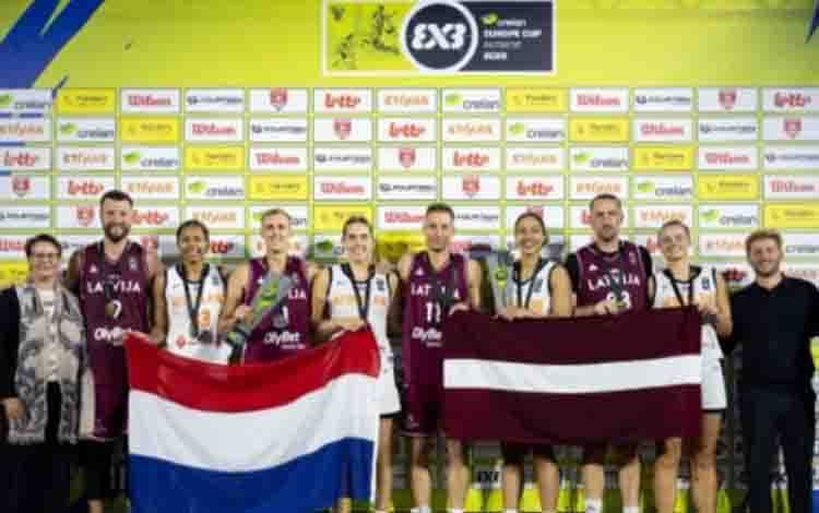 Timnas Putra Latvia dan Putri Belanda Juara FIBA 3x3 Europe Cup 2026