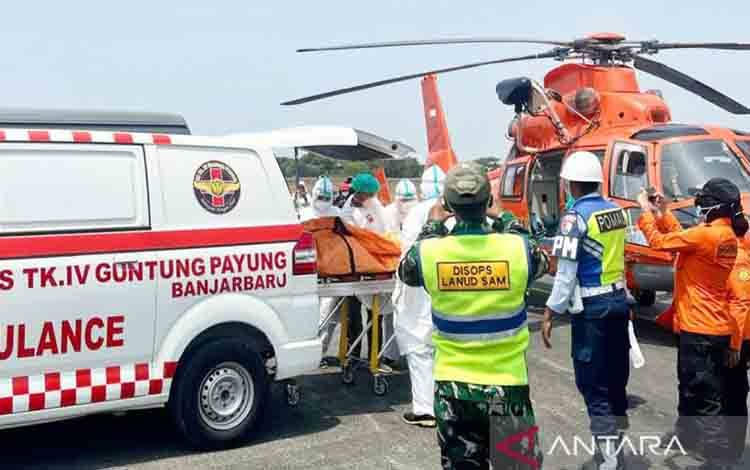 Lanud Sjamsudin Noor jadi Titik Evakuasi Udara Korban Kapal Virgo