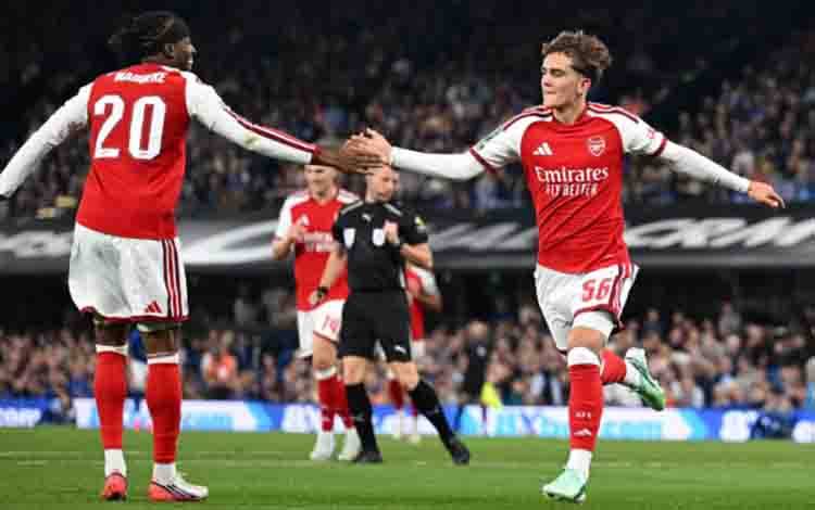 Arsenal atasi Ipswich Town 4-2 pada Putaran Ketiga Piala Liga Inggris