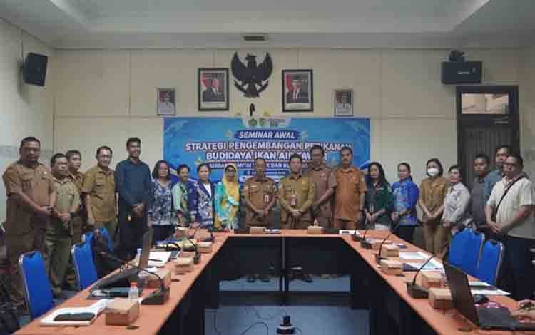 Bapperida Palangka Raya Gelar Seminar Awal Strategi Pengembangan Perikanan Budidaya Air Tawar