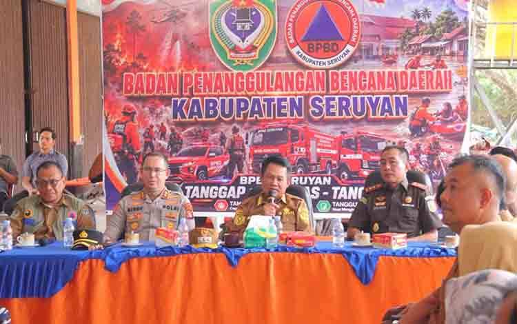 Pemkab Seruyan Naikkan Status Karhutla dan Kekeringan Jadi Tanggap Darurat