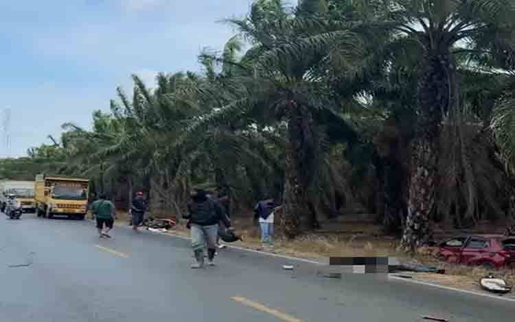 5 Orang Jadi Korban Lakalantas di Jorong Tanah Laut