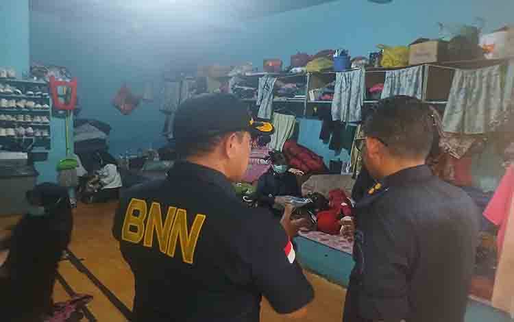 Lapas Kelas IIB Sampit Razia Gabungan dan Tes Urine Bersama BNNK dan Polres Kotim
