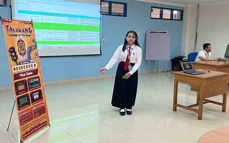 Pelajar Kalteng, Ribka Bawin Raih Juara 1 Kategori Sosial Budaya di Tingkat Nasional