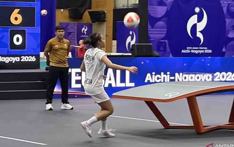 Indonesia Lolos ke Final Teqball Putri Asian Games 2026