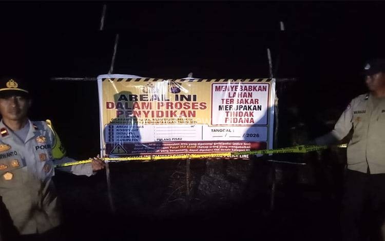 Penegakan Hukum Karhutla Kalteng Tercatat 39 Laporan Polisi, 30 Tersangka Diamankan