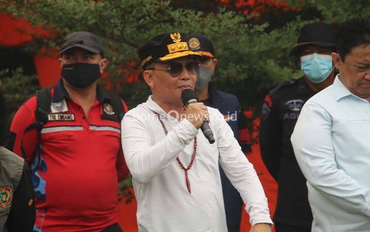 Agustiar Sabran Apresiasi Dedikasi Relawan dan Petugas Tangani Karhutla