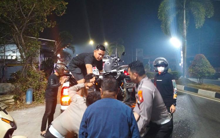 Satlantas Kapuas Amankan 6 Kendaraan dalam Patroli Antisipasi Balap Liar