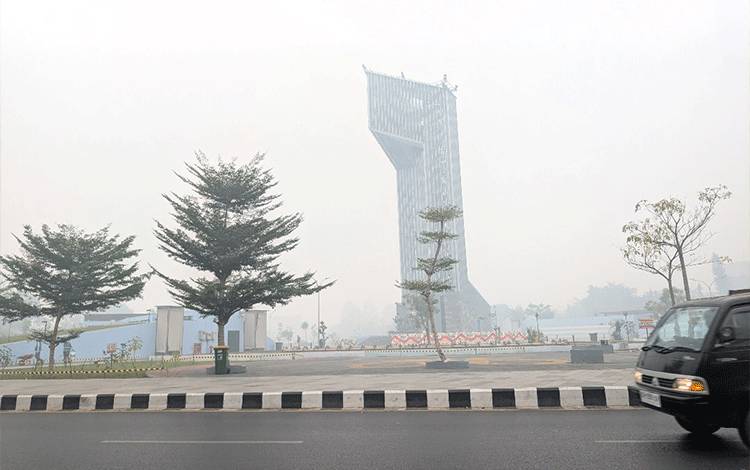 Jarak Pandang Tinggal 100 Meter, Kasus ISPA di Kalteng Tembus 5.500 dalam Sepekan
