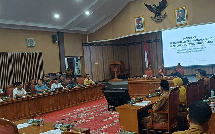 DPRD dan Pemkab Kotim Tindak Lanjuti Arahan KPK Lewat Pakta Integritas