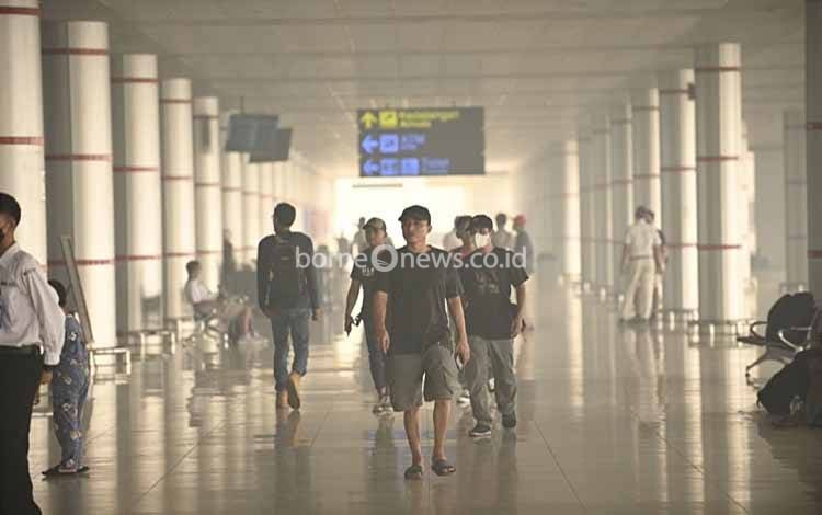 Bandara Tjilik Riwut Palangka Raya Rugi Lebih dari Rp1 Miliar akibat Kabut Asap