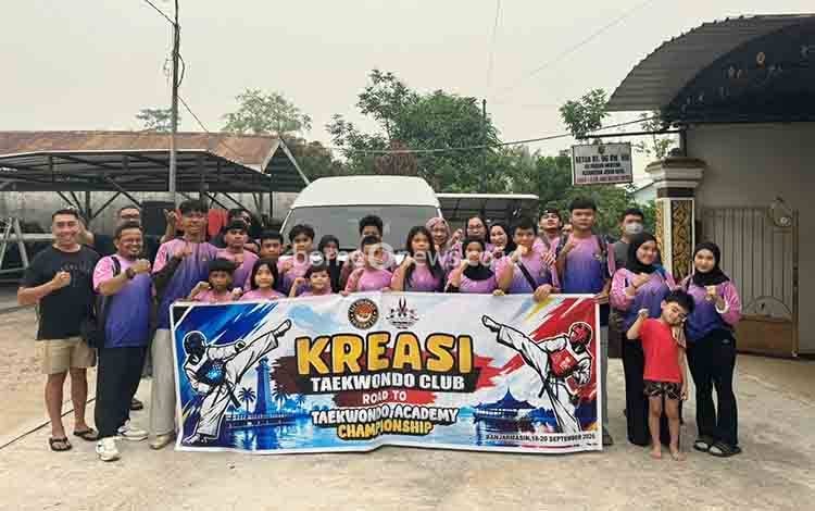 Sebanyak 14 Taekwondoin Kreasi Taekwondo Club Palangka Raya Ikuti Kejuaraan se-Kalimantan