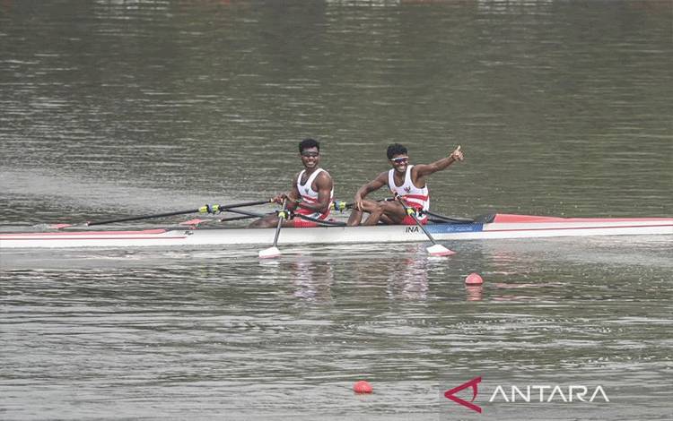 Febrian/La Memo Tembus Final Nomor Double Sculls Asian Games