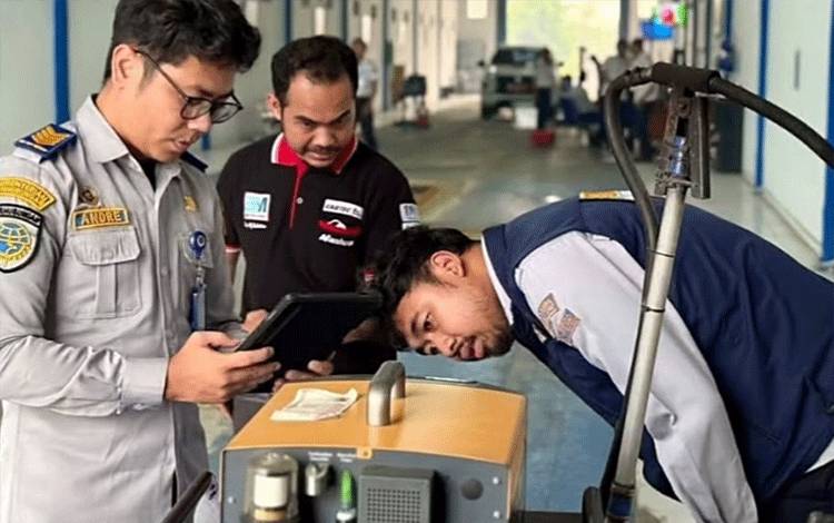 BPTD Kelas II Kalteng Kalibrasi 20 Alat Uji Kendaraan di Lamandau dan Kotawaringin Barat