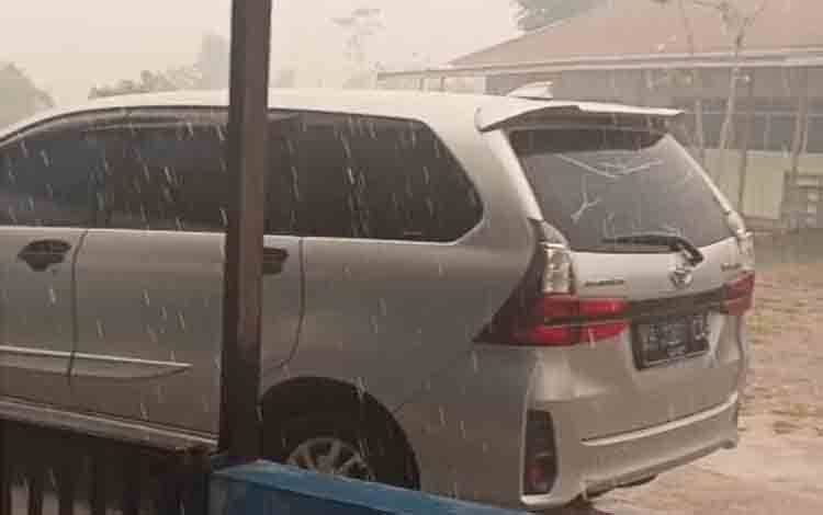 Sebagian Wilayah di Palangka Raya Hujan Lebat