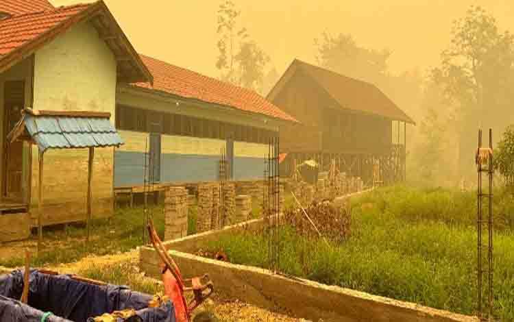 Dinas Pendidikan Barito Utara Monitoring Sarpras Sekolah di Lahei Barat