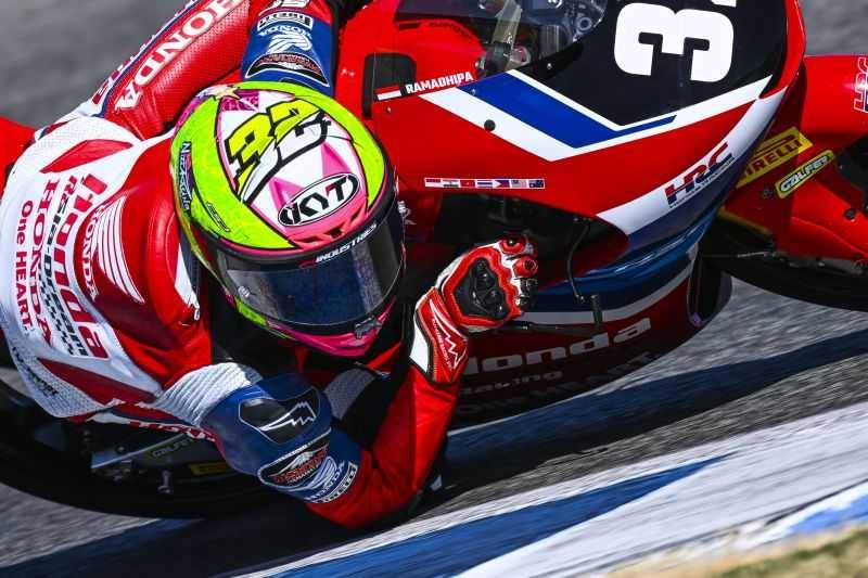 Kiandra Ramadhipa Start Kelima di Aragon, Bidik Poin Penting Moto3 Junior