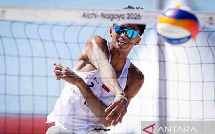 Bintang/Sofyan ke 16 Besar Voli Pantai sebagai Juara Pul C