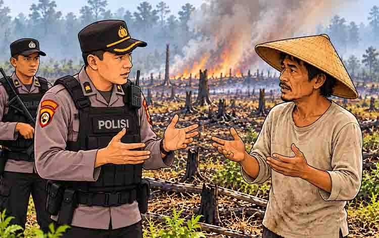 Fordayak Minta Kasus Warga Bakar Ladang Ditangani Bijak dan Berimbang