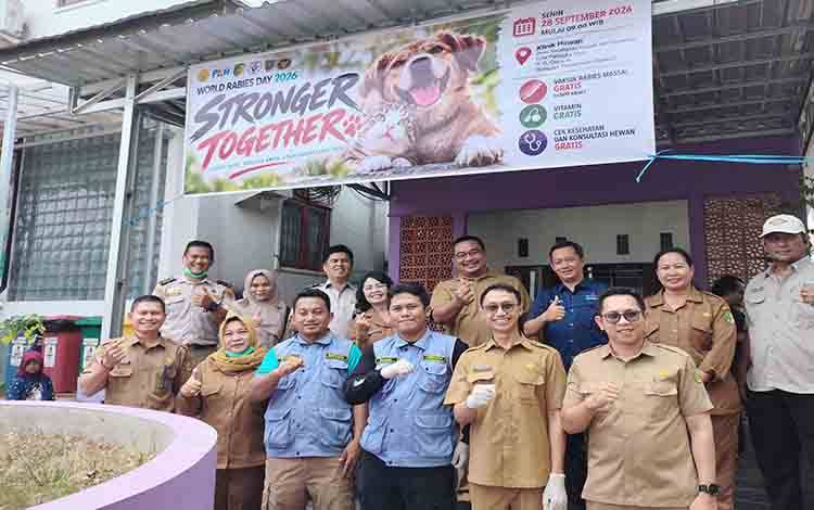 World Rabies Day, 500 Hewan Jadi Sasaran Vaksinasi Gratis di Palangka Raya