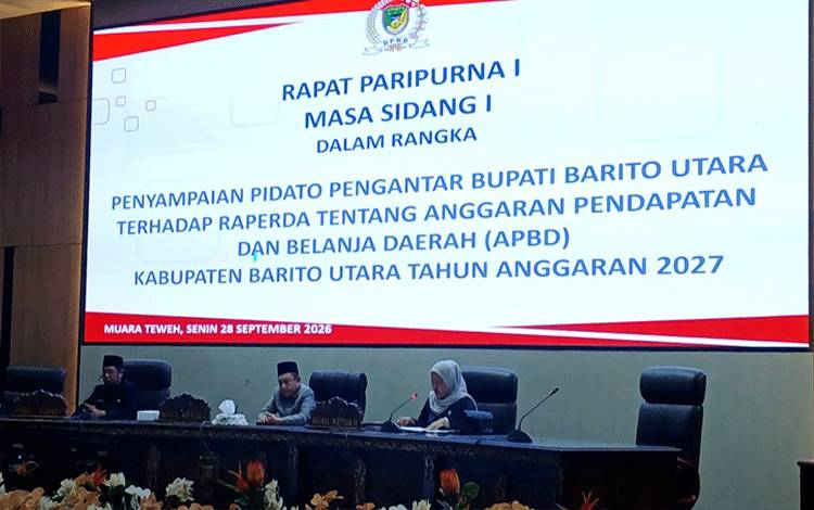 Rancangan APBD Barito Utara 2027 Capai Rp 3,063 Triliun, Pendapatan Ditargetkan Rp 1,866 Triliun