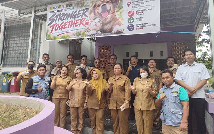 DPKP Palangka Raya Libatkan Dokter Hewan Lintas Instansi Peringati World Rabies Day