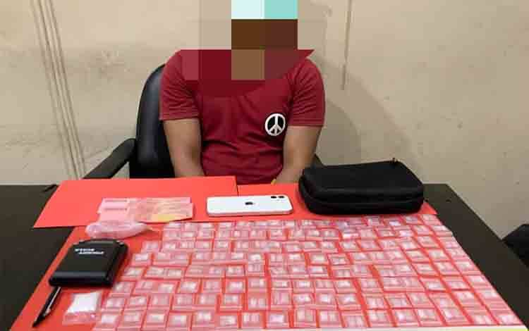 Satresnarkoba Polresta Palangka Raya Ringkus Pengedar, 27,14 Gram Sabu Diamankan