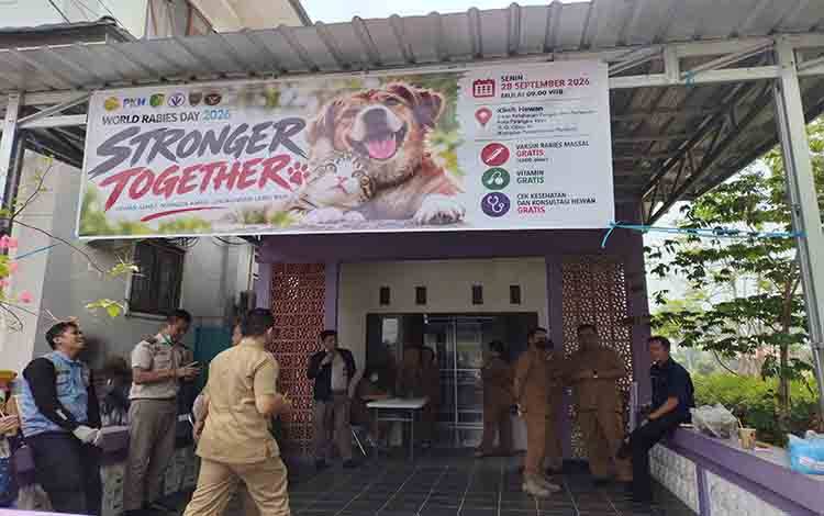 Dokter Hewan Lintas Instansi Bersama Cegah Rabies di Palangka Raya