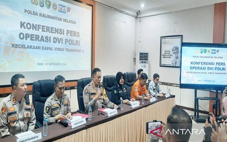 DVI Polda Kalsel Identifikasi 10 Korban Kapal Virgo Malam ini