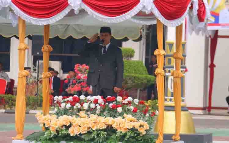 Wabup Supian Pimpin Upacara Hari Kesaktian Pancasila 2026 di Seruyan