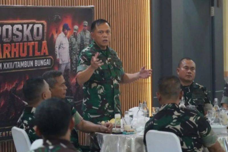 Kodam XXII/Tambun Bungai Siapkan Penambahan Struktur Organisasi pada 2027