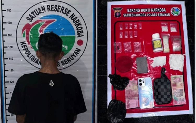 Sembunyikan Sabu di Saku hingga Dikubur, Terduga Pengedar di Seruyan Ditangkap Polisi