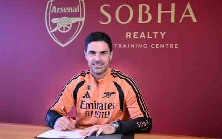 Mikel Arteta Resmi Perpanjang Kontrak dengan Arsenal hingga 2030