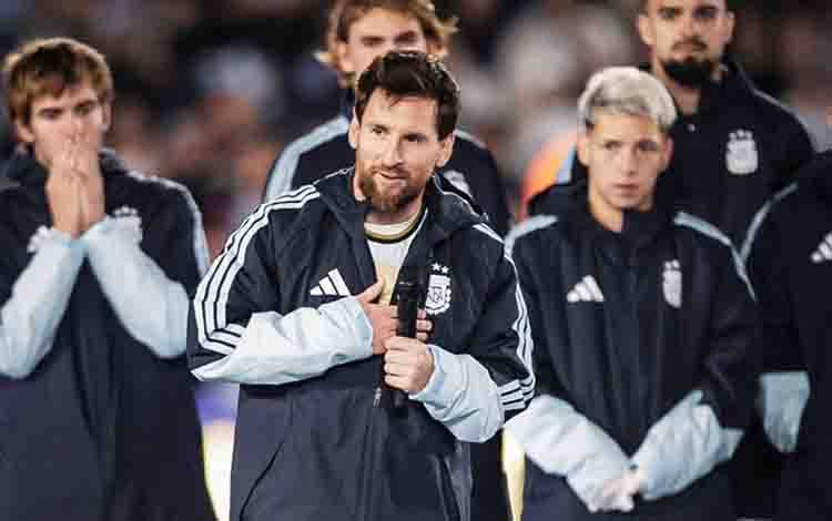 Resmi Pensiun dari Timnas Argentina, Lionel Messi Ungkap Rasa Syukur