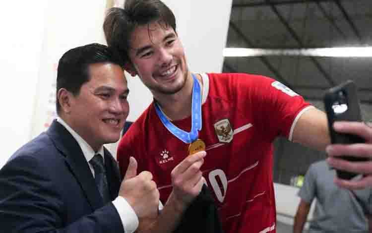 Elkan Baggott ke Erick Thohir: Anda Bawa Perubahan Sepak Bola