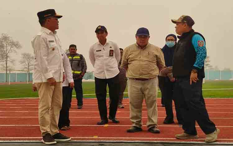 Gubernur Agustiar Pastikan Venue Porprov XIII Kalteng Kondisi Baik