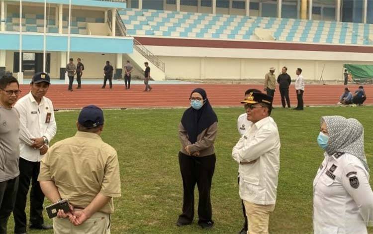 Pembangunan Venue Porprov di Sport Center Pangkalan Bun Dikebut