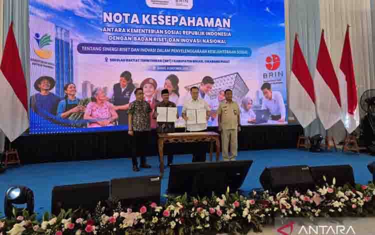 Kemensos-BRIN Sepakati Hasil Riset Dukung Operasional Sekolah Rakyat