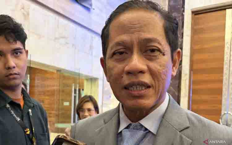 Wakil Menteri Koordinator (Wamenko) Bidang Pangan Hanif Faisol. (ANTARA/Arnidhya Nur Zhafira)