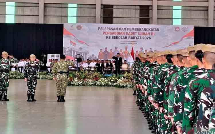 Kemensos-Kemhan Berangkatkan Kadet Unhan Dampingi Siswa Sekolah Rakyat