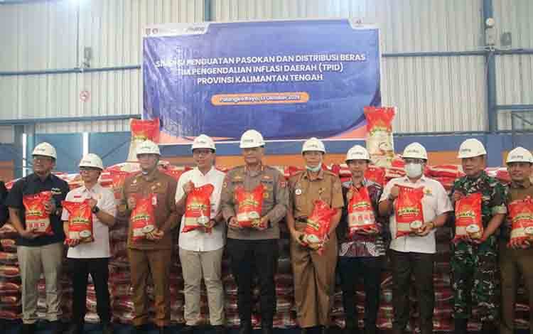 150 Ton Beras Premium Penuhi Pasokan Beras Kalteng