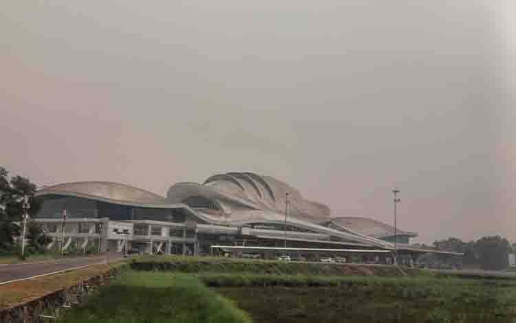 Belum Ada Penerbangan Hari ini, Bandara Tjilik Riwut Terus Pantau Jarak Pandang