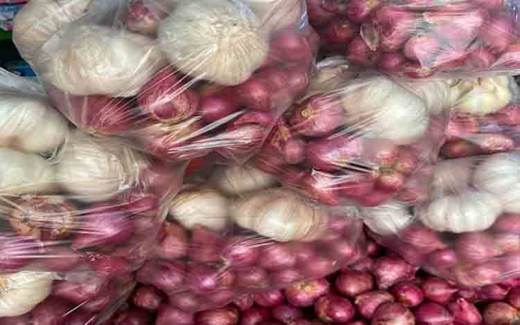 Harga Bawang Merah dan Putih di Pasar Kahayan Naik Jadi Rp38 Ribu per Kg